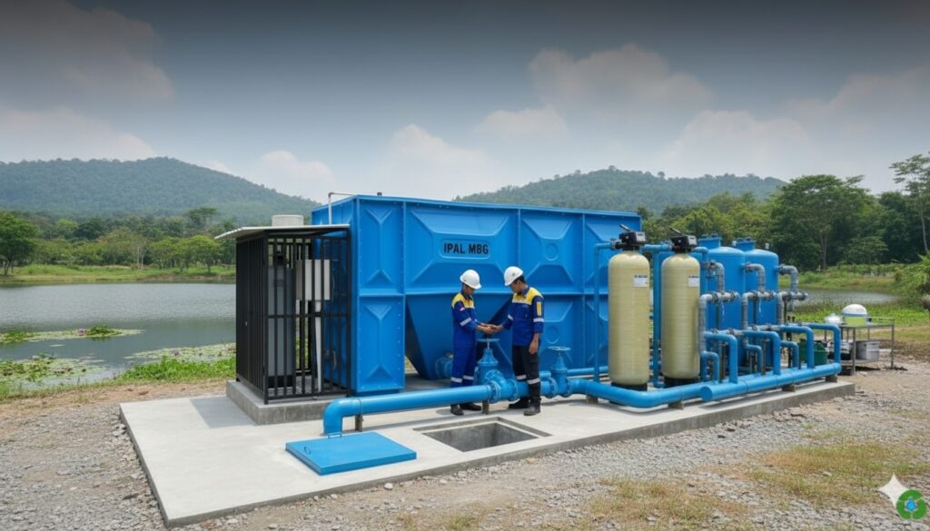 dampak positif ipal mbg dalam pengelolaan limbah dapur makan bergizi gratis