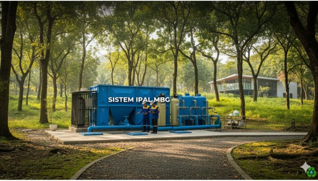 efisiensi ipal mbg dalam pengelolaan limbah cair yang hemat dan optimal