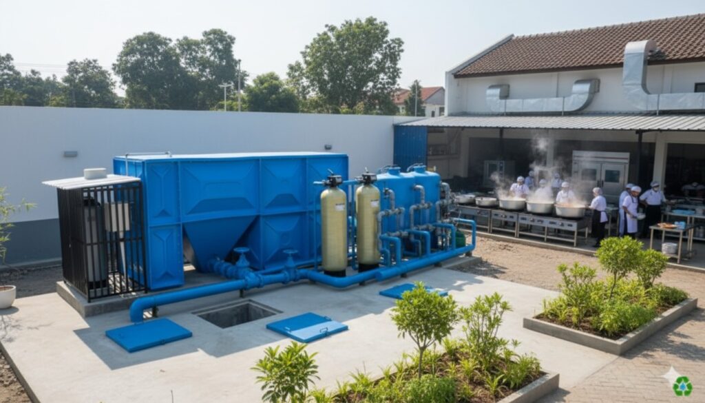 manfaat ipal mbg untuk pengolahan limbah dapur makan bergizi gratis