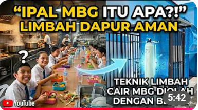 Sistem IPAL MBG untuk pengolahan limbah cair modern