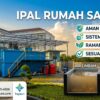 IPAL rumah sakit tipe-A dengan sistem pengolahan limbah medis modern dan tangki biofilter terpadu