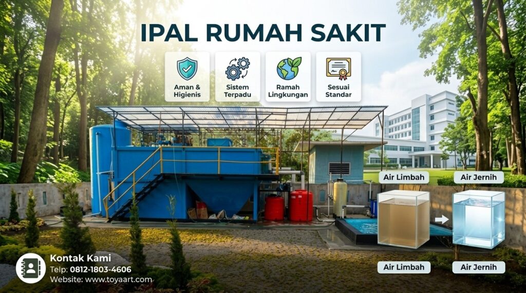 Sistem pengolahan air limbah medis di rumah sakit modern