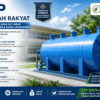 Unit Sewage Treatment Plant hasil fabrikasi untuk sekolah rakyat