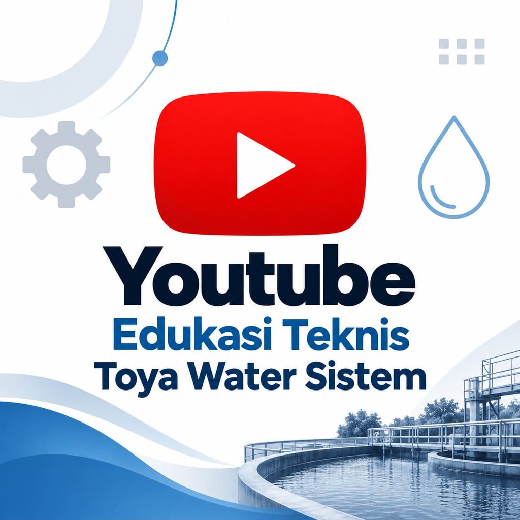 YouTube Toya Water Sistem edukasi teknis kontraktor IPAL dan WWTP